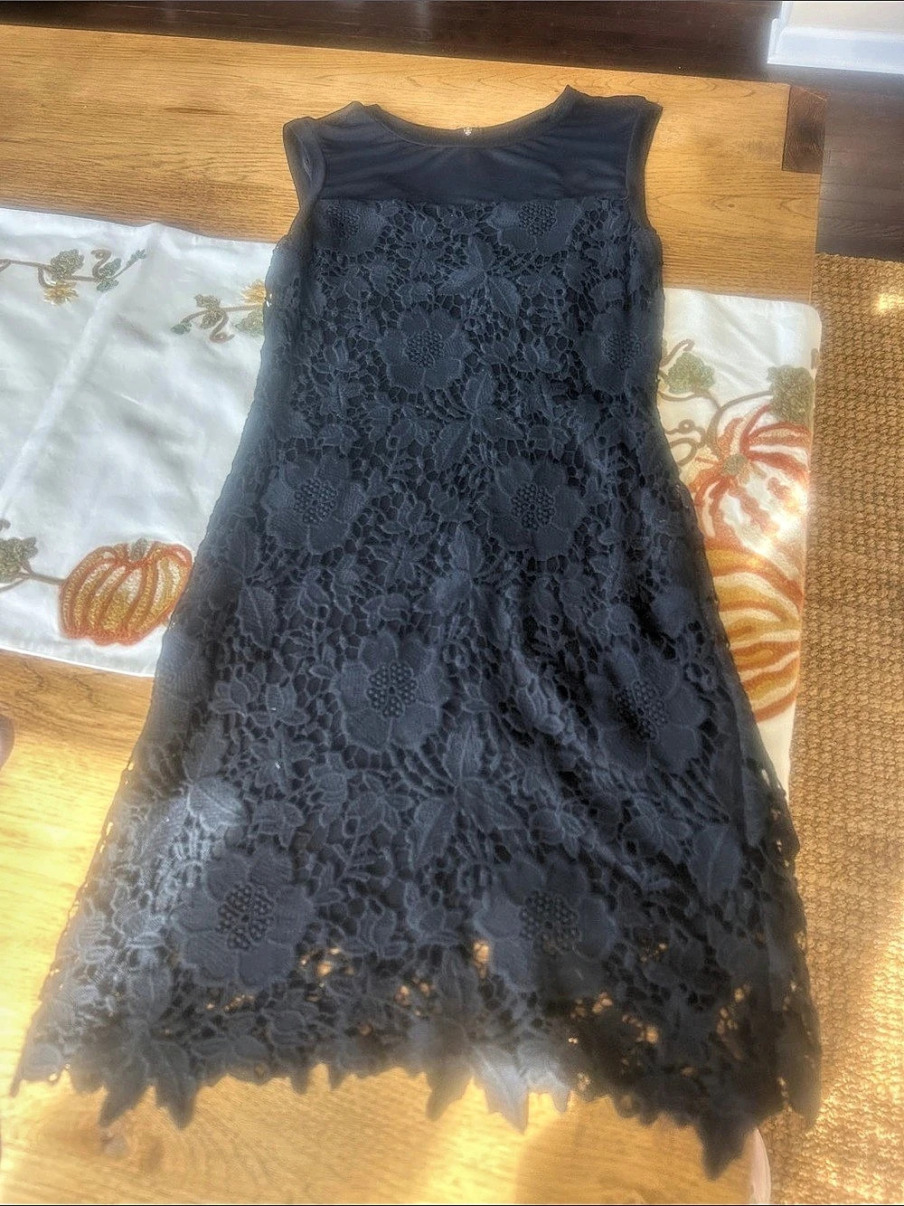 Kut from the Kloth Black Lace Mini Dress